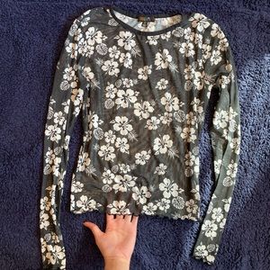 Delia’s Mesh Long Sleeve